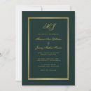 Search for green and gold invitations Minimalist