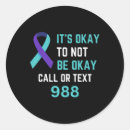 Search for suicide prevention stickers 988
