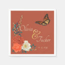 Search for burnt orange color napkins Rustic