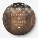 Search for western country wedding plates String lights