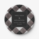 Search for buffalo plaid paper plates Rustic