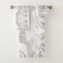 Search for white marble bath towels Elegant