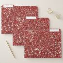 Search for red glitter folders Girly