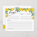 Search for lemon recipe cards Recipe for the bride