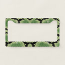 Search for snake license plate frames Green