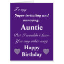 Search for to a special aunt birthday cards Funny