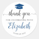 Search for graduation favor stickers Thank you