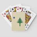 Search for maine playing cards Pine tree