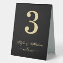 Search for navy and gold table cards Number