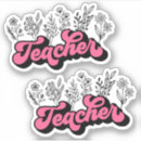 Search for teacher appreciation stickers Retro