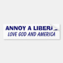 Search for liberal bumper stickers God