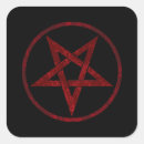 Search for satanic stickers Red