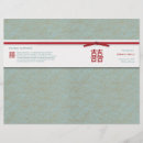 Search for chinese wedding programs Red