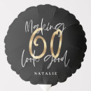 Search for black and gold balloons Script