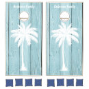 Search for nautical cornhole sets Blue wood