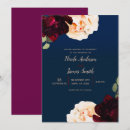 Search for navy blue cream wedding invitations Flowers