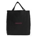 Search for embroidered tote bags Text