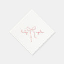 Search for bow napkins Girly