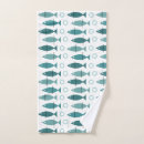 Search for fish bath towels Turquoise