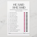 Search for he said she said bridal games Minimalist