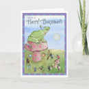 Search for mushroom birthday cards Frog