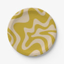 Search for mustard paper plates Retro