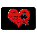 Search for puzzle piece cards Red