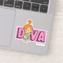 Search for pebbles stickers Funny