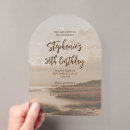 Search for beach 50th birthday invitations Boho