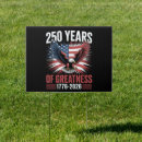 Search for anniversary outdoor signs 250th