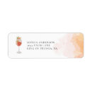 Search for blank return address labels Orange