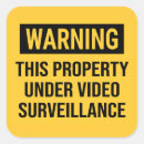 Search for security camera signs Video surveillance