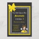 Search for queen bee birthday invitations Girl