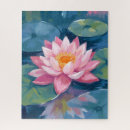 Search for lotus flower puzzles Lily pad