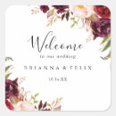 Search for welcome to our wedding stickers For her