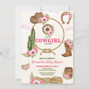 Search for cowgirl baby shower invitations wild west