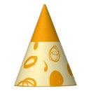 Search for plain paper party hats Orange