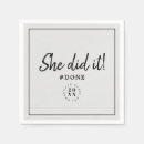 Search for graduation paper napkins Typography