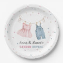 Search for gender reveal plates Watercolor