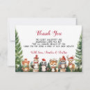 Search for winter wonderland thank you cards Pine trees
