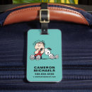 Search for snoopy luggage tags Linus