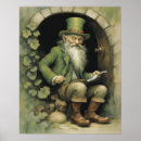 Search for vintage leprechaun art Green