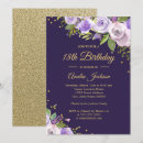 Search for floral 18th birthday invitations Watercolor
