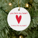 Search for romantic quote ornaments Heart