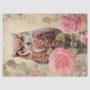 Search for owl tissue paper Vintage