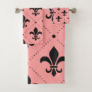 Search for fleur de lis bath towels Mardi gras
