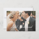 Search for wedding announcement cards Newlyweds