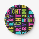 Search for merry and bright plates Festive