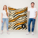 Search for black and orange blankets For her