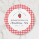 Search for strawberry jam favor tags Red